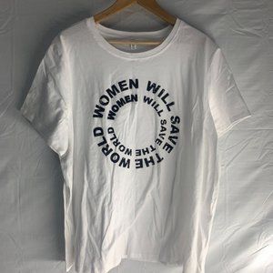 Time and Tru White Spiral Graphic T-Shirt XXXL 22